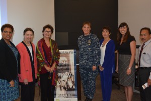 Event organizers and invited speakers. From left to right: Erika McBride, Marye Anne Fox, Ashley Gardner, Heidemarie Stefanyshyn-Piper, Cil Perlman, Angelica Gilroy, Paul Memije.